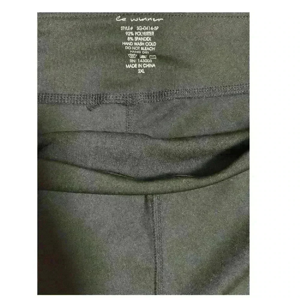 La Winner Leggings Black Size 2XL - Picture 4 of 7